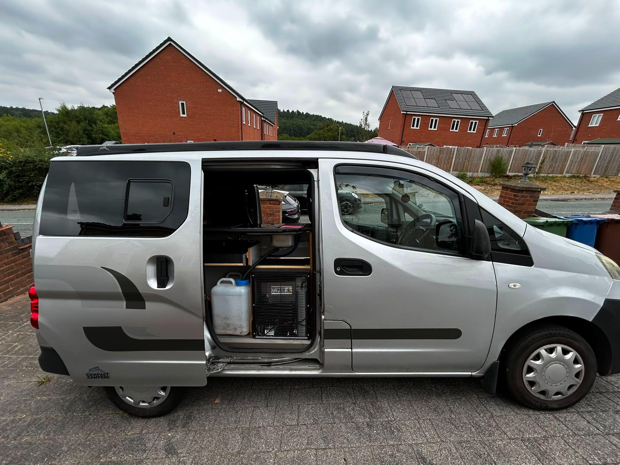 2013 Nissan NV200 4 berth Micro Campervan with Solar Panel Located in Cannock