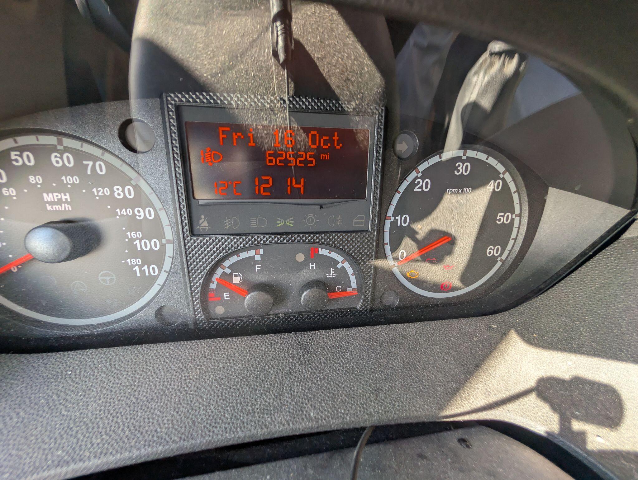 2012 Hymer Exsis-I 504 – Recent service and cambelt